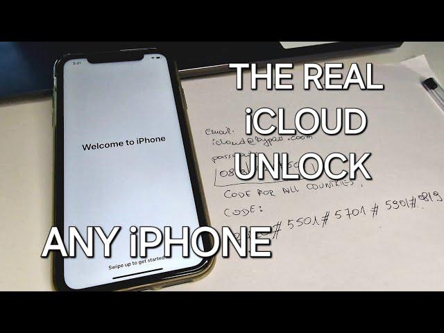 The Real iCloud Unlock iPhone 6,7,8,X,11,12,13,14,15 Any iOS