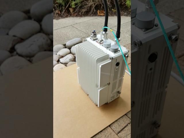 CableFree LTE Remote Radio Head being tested for a customer