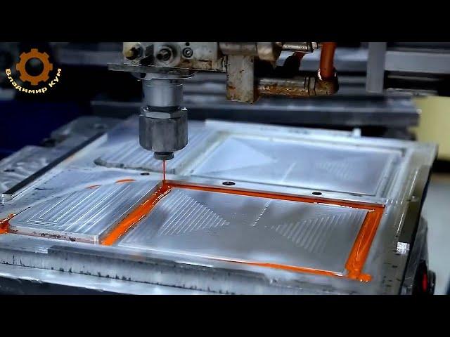 Amazing technology for the production of air filters for cars.