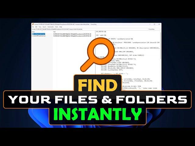 Everything: The Best FREE File Search Utility For Windows | Find Your Files & Folders Instantly