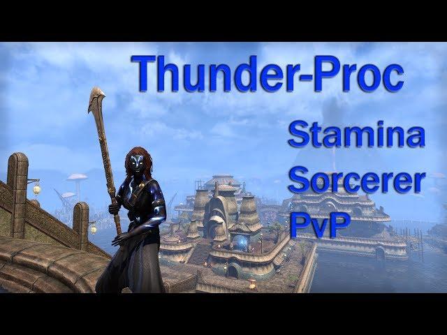 'Thunder-Proc' Stamina Sorcerer PvP Build - Morrowind