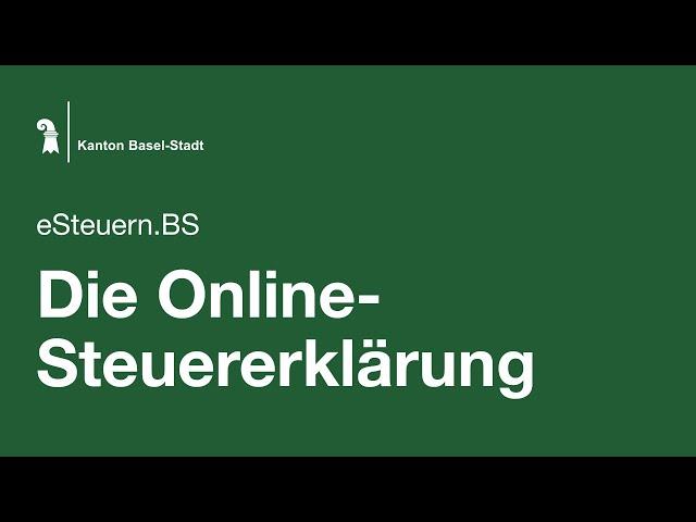 eSteuern.BS – Die Online-Steuererklärung