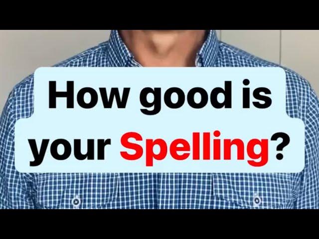 English Spelling