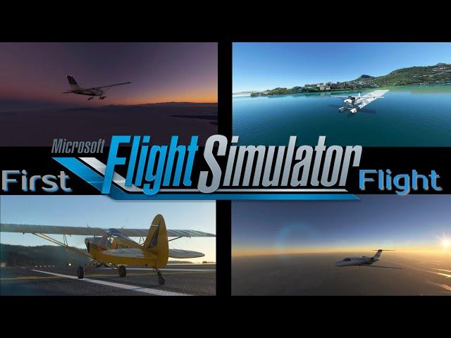 MICROSOFT FLIGHT SIMULATOR FIRST LOOK l CAPTAIN BLUE SHELL