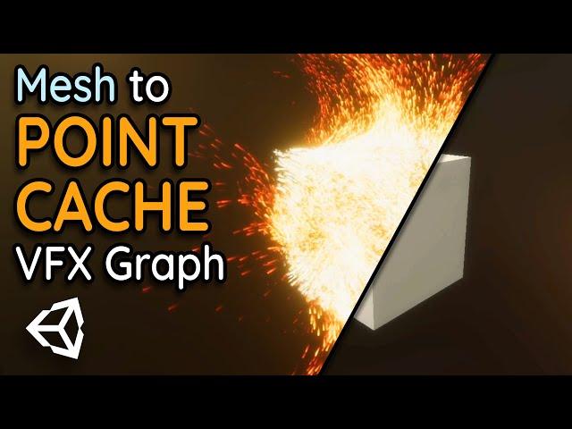 Convert meshes to Point Cache maps in Unity VFX Graph