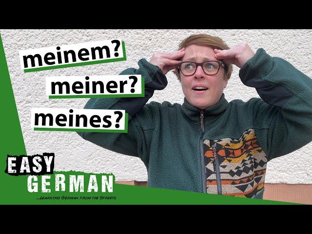 How to Remember Possessive Article Endings | Super Easy German 225