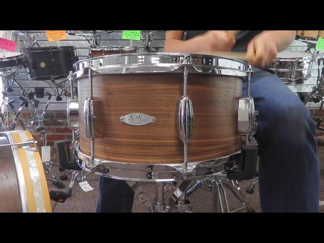 C&C 12th & Vine Walnut/Poplar 7x14 at Explorers Percussion