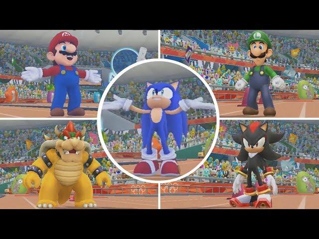 Mario & Sonic at the London 2012 Olympic Games Athletics - Long Jump (All Characters)