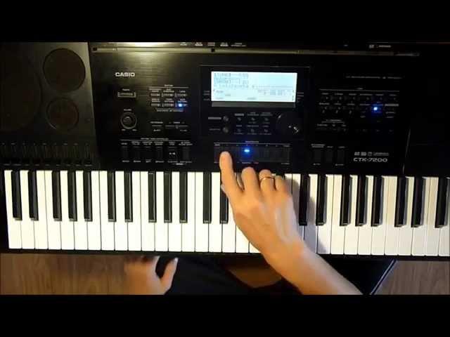 Ю. Шатунов - А лето цвета..(cover на синтезаторе Casio CTK-7200)