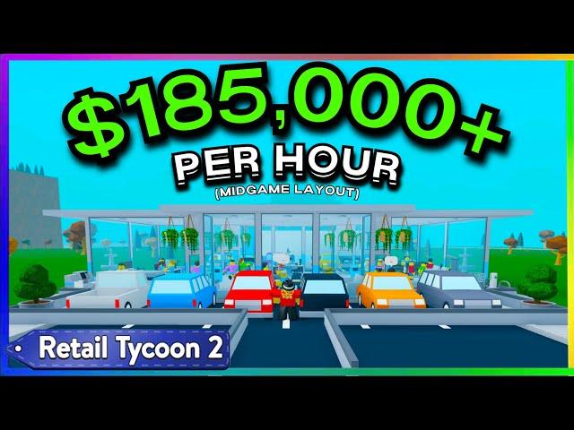 [UPDATED 2024] Retail Tycoon 2 Midgame Layout Tutorial | $185K+/HOUR | ROBLOX