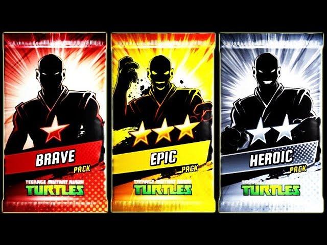 NEW BRAVE, HEROIC & EPIC PACKS (TMNT LEGENDS)