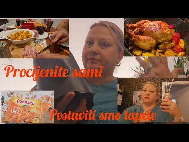 Zalepili smo Tapete🪢🪢/Novi tepih/ Poručila sam Temu paket🪆🪀