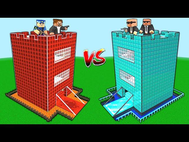 POOR SAFE HOUSE VS EVIL MAFIA SAFE HOUSE!  - Minecraft