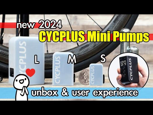 I try all 3 CYCPLUS Tiny e-Pumps. 2024 New Cycplus Bicycle Tire Mini Electric Air Pumps. AS2 Pro Max