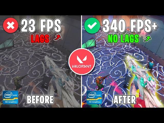 Valorant - Boost FPS, Fix Lags & Stutter in Episode 9 Act 2 | Low End PC Lag Fix 