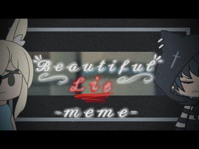 Beautiful lie meme || Piggy Chapter 7 || Gacha Life + Roblox || Piggy alpha