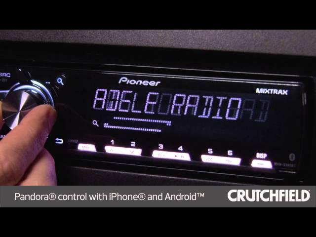 Pioneer MVH-X560BT Display and Controls Demo | Crutchfield Video