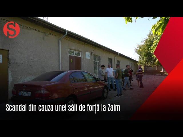 Scandal din cauza unei săli de forță la Zaim