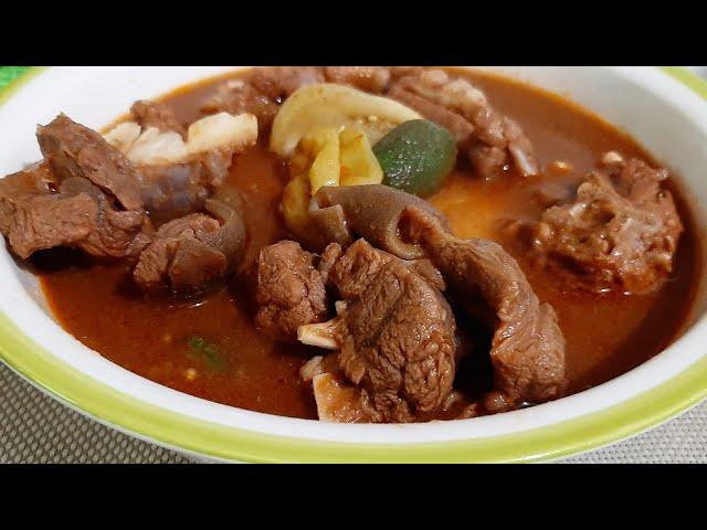 Cow meat light soup