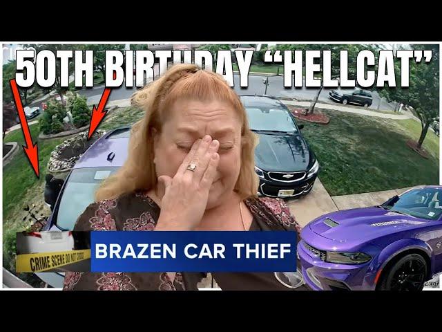 F***ING SICK | Hellcat Charger STOLEN in BROAD DAYLIGHT on "50th" Birthday | Owner BREAKS DOWN!
