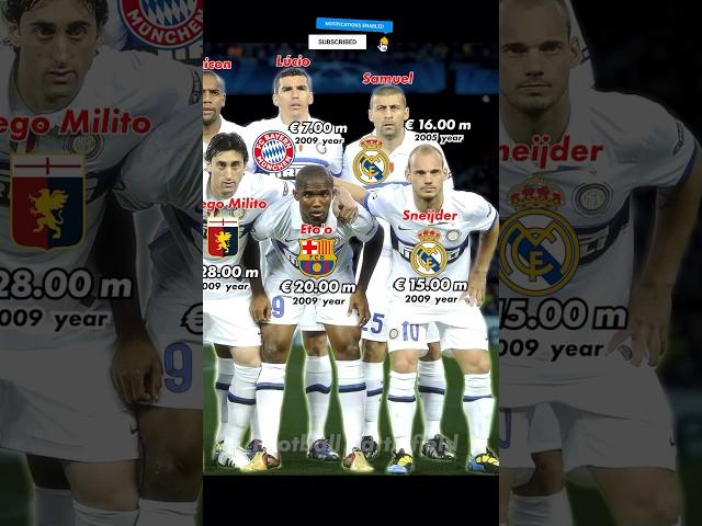 Inter Milan squad 2010 vs Barcelona Semi Final UEFA Champions League | Where they left from ?