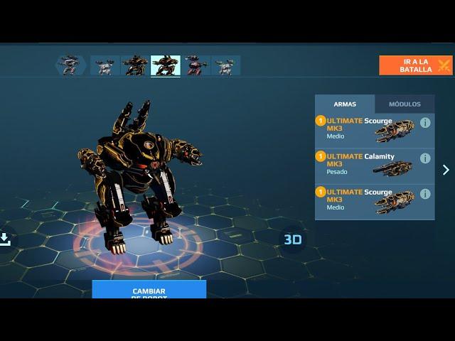 Ultimate Scourge FENRIR Calamity drone seeker | Clan versus Clan War Robots Gameplay WR