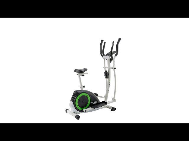 York Fitness Active 120 2-in-1 Cycle Cross Trainer - Black