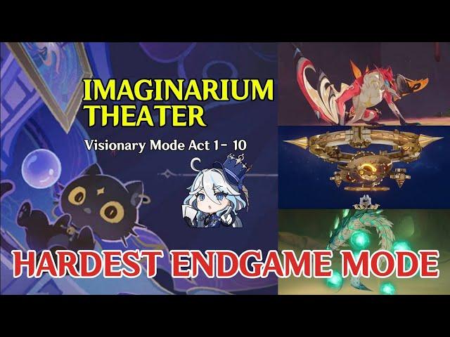 TASER Imaginarium Theater December | Visionary Mode Act 1 - 10 Full Run | Genshin Impact 5.2