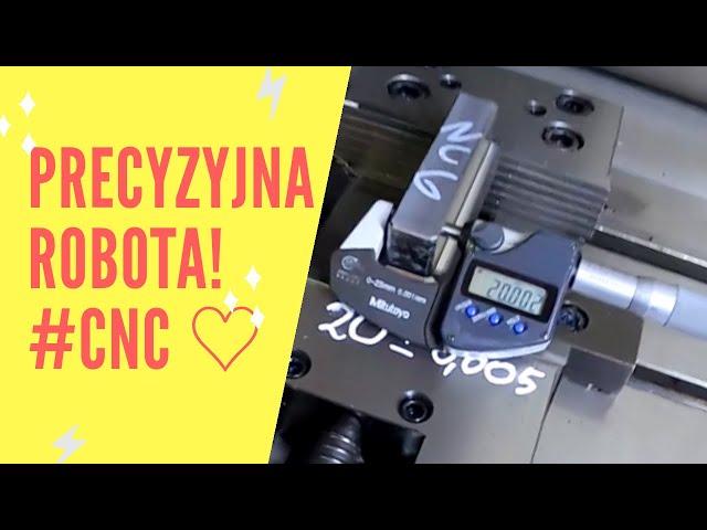 Jak zrobić precyzyjny wymiar w +/- 0.005 mm? #frezarkaCNC #krokpokroku [Operator CNC 2.0 #24]