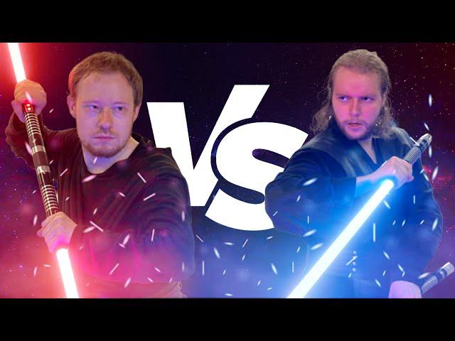 Epic lightsaber duel - Two guys four blades - Markus vs Stoney Vol. 1