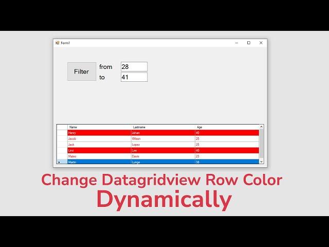 How to Change GridView Row Color Based Condition in C#