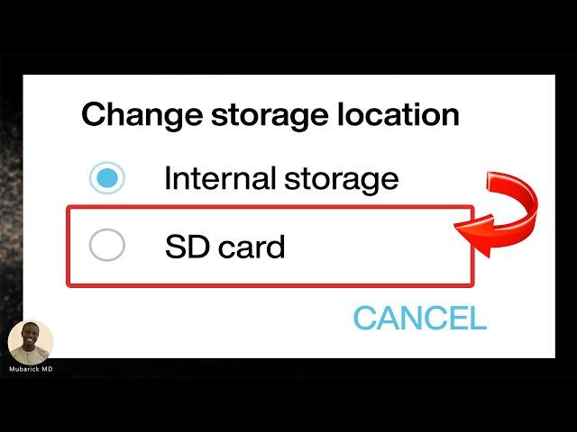 Change Storage location || How to Change Default Download Location to SD Card in 2024