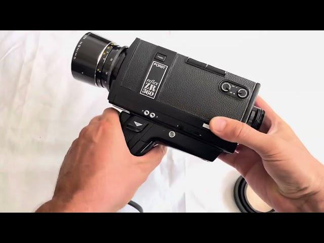 Porst ZR 360 super 8 camera film testing + loading film | For sale + free WW shipping