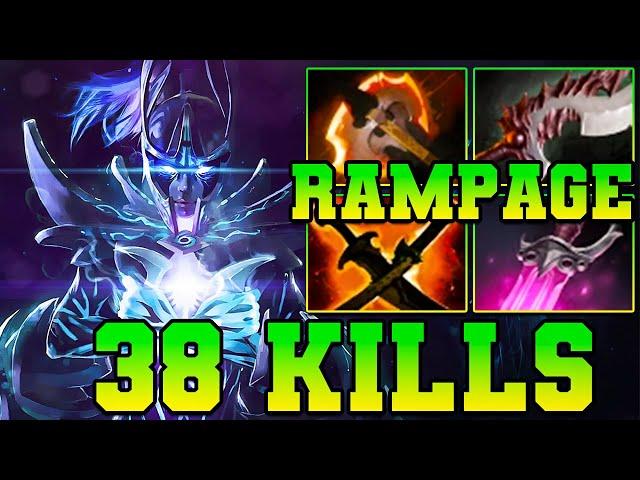 Rampage + 38 Kills Phantom Assassin ! Phantom Assassin Dota 2 Safelane Guide Pro Gameplay 7.37