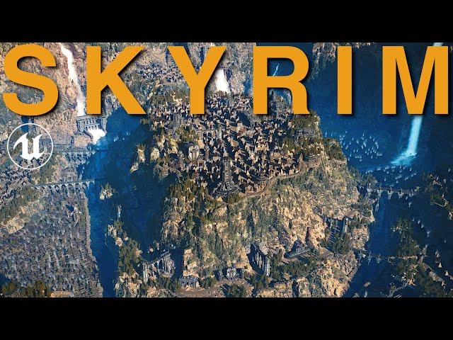 The Real Scale of Markarth: Skyrim in UNREAL ENGINE 5! [4K]