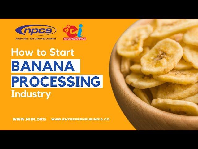 Banana Products Manufacturing Business Ideas | Banana Processing Industry