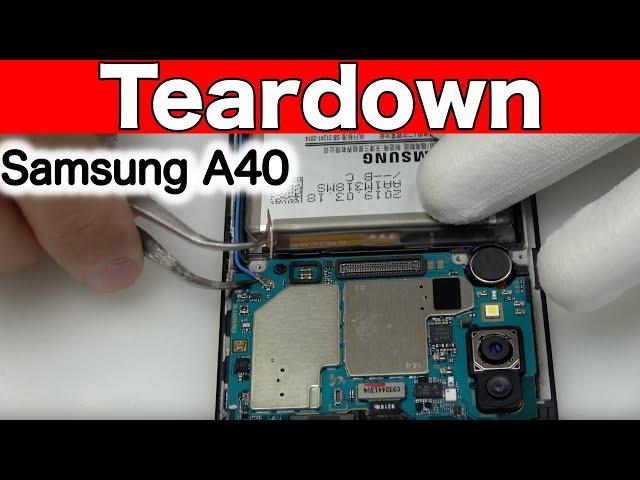 Samsung A40 Teardown & Disassembly &  Repair Video Guide