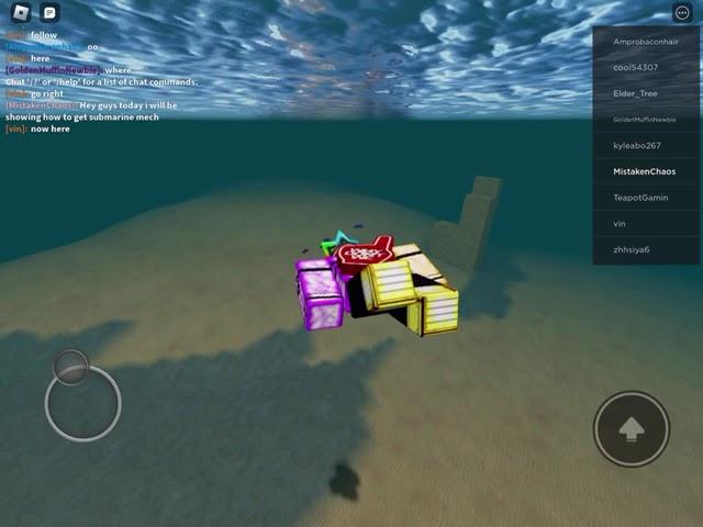 Roblox mega boss survival Quest 10 How to Get the submarine Mech