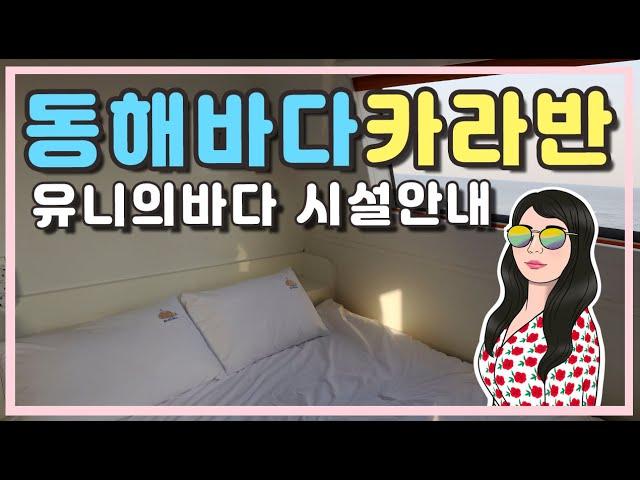 동해 포항 바다뷰 카라반 펜션 / 바다카라반 / 유니의바다 구룡포점 / 시설 카라반 안내 영상