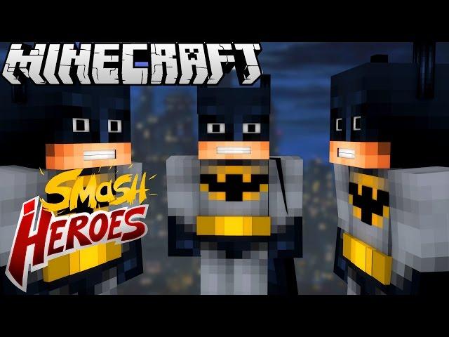 MINECRAFT: MINIGAMES | БИТВА БОТМОНОВ | SMASH HEROES