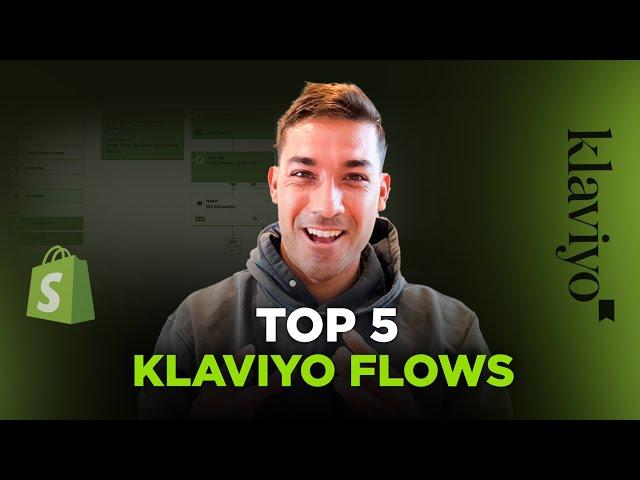 5 MUST HAVE Klaviyo Email Marketing Flows for Your E - Commerce Brand