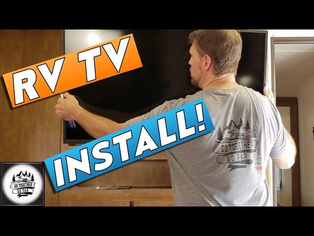 HOW TO INSTALL A RV TV | Unboxing Toshiba FireTV Edition 43 Inch 4k TV for RV