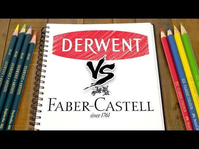 Derwent Vs. Faber Castell - Which pencils win?!