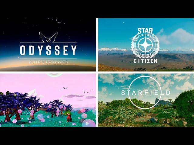 ПЛАНЕТЫ В Elite Dangerous, No man's sky, Star Citizen, Starfield.