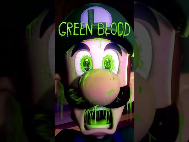 Luigi Has GREEN BLOOD?! #lumpdump #shorts