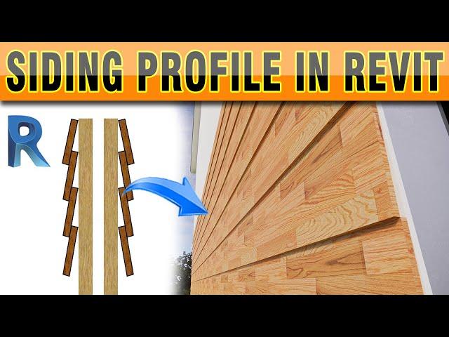 How to make wall siding in Revit | Adaptive profile