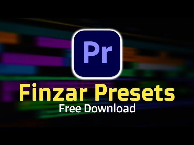 How To Use Finzar Presets Premiere Pro | Free Presets Download