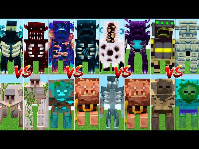 ALL WARDENS PLUS & ALL NEW MUTANTS TURNAMENT In Minecraft Battle