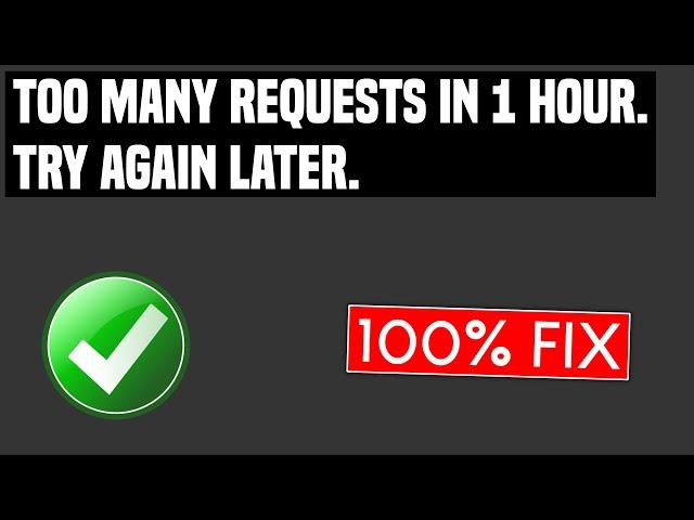 ChatGPT: TOO MANY REQUESTS IN 1 HOUR. TRY AGAIN LATER - Error FIX | Tutorial