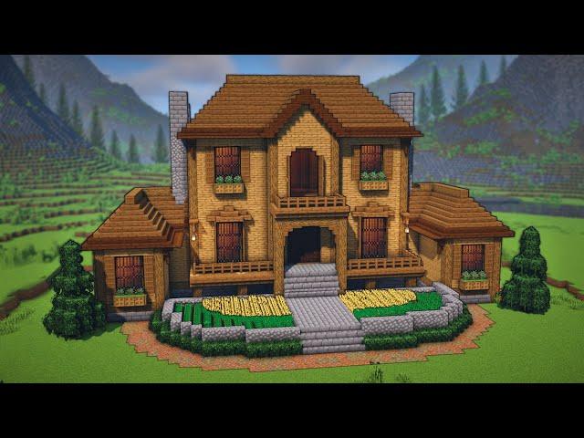 Minecraft: How To Build a Wooden Survival House | Tutorial